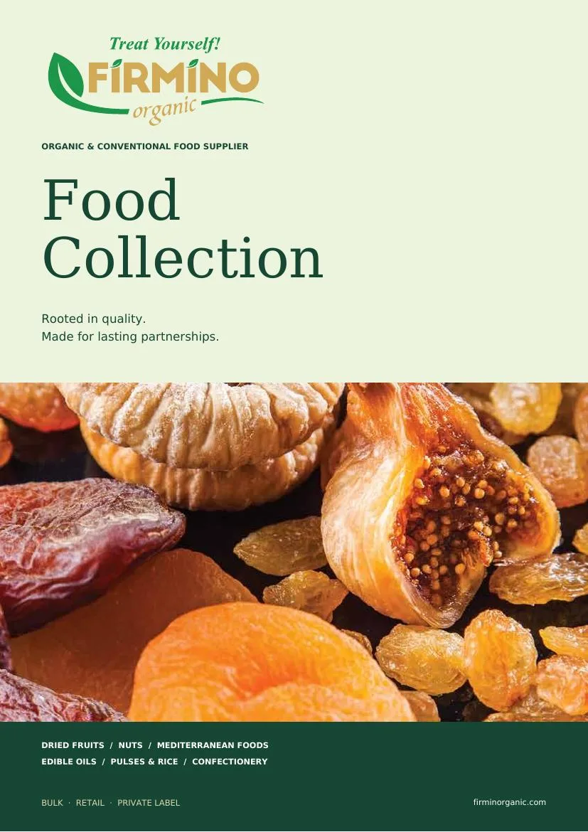 Cover of the FIRMINO Food Collection catalogue